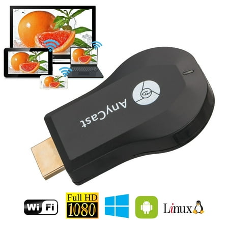 EEEkit Wireless Display Dongle Screen Mirror Cast WiFi 1080P HDMI Adapter TV Stick Support Miracast DLNA Airplay Free Installation (no APP, no Driver) TV Dongle (Best Sports Streaming App)