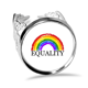 thumbnail image 1 of Anillo de compromiso de boda de amor ajustable Unbranded M, 1 of 3