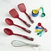Tasty 15 Piece Kitchen Tool Set, Red