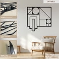 thumbnail image 2 of Violaura Geometric Metal Wall Art - Easy to Install Hanging Perfect for Home, Living Room Decor (36" x 36"), 2 of 8