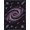 Black Pink Teal Purple, Pattern 11, variant on ODIKA 8'x10' Washable Area Rug Nebula Starry Vortex Meteorite Astrology Uranus Themed Galaxy Flowing Dynamic for King Size Bedroom Under Bed, Master Suite, Non-Shedding, Easy Care