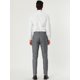 thumbnail image 5 of Vestidocuadros pahombre Pantalones de negocioscuadros ajustados con bolsillos Gris Oscuro M, 5 of 6
