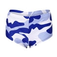thumbnail image 4 of adviicd Scrunch Swim Shorts - Low Rise Solid Ruched Skimpy Booty Bathing Suit Bottom Blue, M, 4 of 7