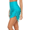 thumbnail image 2 of Sociala Women Solid Swim Skirt with Brief Skirted Swimsuit Bottom Tankini Shorts, 2 of 5