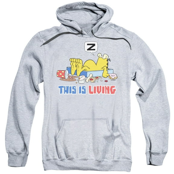 Garfield - This Is Living - Pull-Over Hoodie - Large