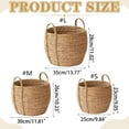 thumbnail image 3 of Plant Pot Flower Pot Baskets Indoor Plant Baskets Woven Rattan Flower Baskets Living Room Flower Pots Floor Standing Storage Balcony Garden Decorations Flower Planter; Ceramic Pot; Succulent Pot; Ind, 3 of 9