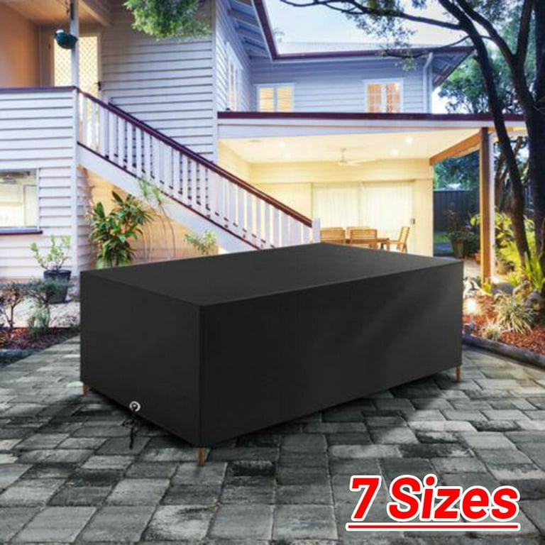 KOOVON Patio Heater Cover, Heavy Duty Waterproof Outdoor Garden Black