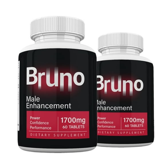 (2 Pack) Zonata Bruno Pills Dietary Supplements for Men, Bruno Naturally Enhance Performance, Endurance, and Energy Levels, Natural Formula to Sustain Energy & Performance Levels - 120 Count