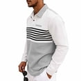 thumbnail image 6 of Mens Shirts, Men's Casual Loose Short Sleeve Golf Shirt Button Turndown Collar Comfortable Performance Top Casual Work Golf Shirts White XXXL, 6 of 8