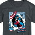 thumbnail image 3 of Marvel Captain America - Comic Book Panels - Men's Short Sleeve Graphic Tee, 3 of 5