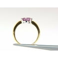 thumbnail image 4 of GIA 1.78CT NATURAL NO HEAT BRIGHT PINK SAPPHIRE DIAMOND RING 18KT, 4 of 6