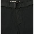 thumbnail image 3 of RAW X  Boy's Belted Twill Cargo Shorts, Black, 8, 3 of 6