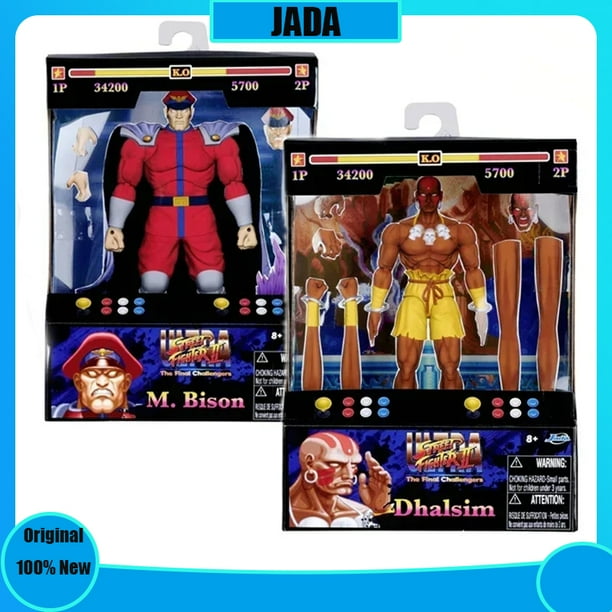 Cada M está en Stock Figura de acción de Bison Ultra Street Fighter II: The Final Challengers 1/12 Ken Dhalsim, modelo de figura de Anime, Juguetes