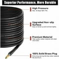 thumbnail image 2 of Flexible Kink Resistant Power Washer Hose, Max Working Pressure 4000 PSI, Abrasion-Resistant Material For Versatile Applications In Home And Garden, 2 of 5