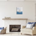 thumbnail image 3 of Stupell Industries Sailboat in Ocean Waves Transportation Painting Gallery Wrapped Canvas Print Wall Art, 16 x 20, 3 of 8