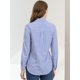 thumbnail image 5 of CamiDe Mujer Con Cuello De SolaY Mangas Largas Enrolladas Con Botones Azul XXL, 5 of 6