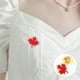 thumbnail image 2 of 10 Uds. Pin de hoja de arce, broche de ropa para mujer, Pin de solapa para fiesta de Acción de Gracias, broche para pañuelo con pedrería, 2 of 5