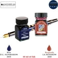 thumbnail image 2 of Monteverde 60ml Ink, Burgundy, Blue Ink (G309LB, G309DC) Fountain Pen Ink (30ml Each Ink Bottle, 2 Pack), 2 of 2