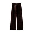 thumbnail image 2 of Vetsdori Pockets Pajamas Pants for Women Pj Bottoms Soft Sleep Pants,Fashion Holiday Womens Lounge Pants Solor Color, 2 of 5