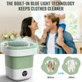thumbnail image 4 of HIBIBUD 2026 New Portable Washing Machine,16L Foldable & Lightweight,3 Cleaning Modes,Compact Laundry,No Installation & Easy to Use for Travel,Rv,Small Apartment & Dorm Room, 4 of 6