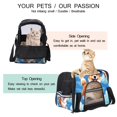 thumbnail image 3 of Corgi Premium Pet Carrier Bag - 900D Oxford Cloth, Sherpa Base, Nylon Webbing | Size: 17x10x11.8 in | Durable and Stylish Dog Travel Tote, 3 of 7