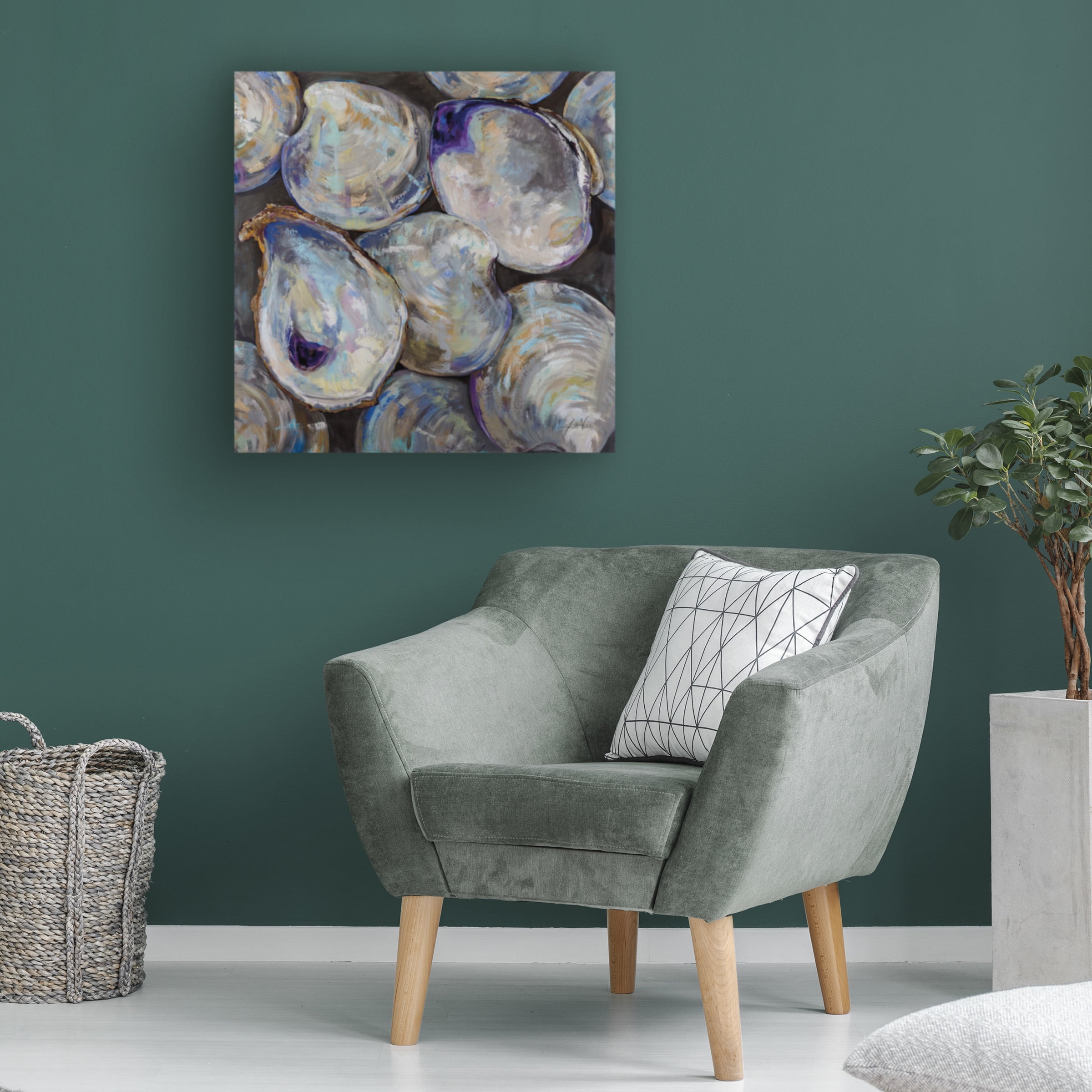 Jeanette Vertentes 'Lost Oyster' Canvas Art