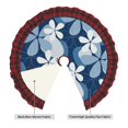 thumbnail image 2 of Sigee Flower for Christmas Decoration Tree Skirt Christmas Plaid Tree Skirt,Christmas home decor Holiday Tree Skirt Fits TChristmas Tree-48", 2 of 6