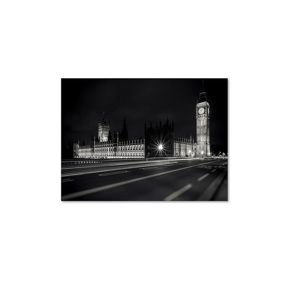 Trademark Fine Art "Letters From London 2" Canvas Art by Giuseppe Torre