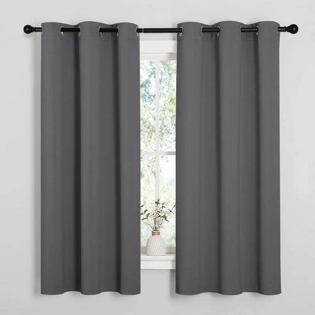 Cortinas NICETOWN con aislamiento térmico y ojales opacas, 42 x 160 cm
