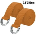 thumbnail image 2 of Bandas de estiramiento de la aptitud del ejercicio, hechas con algodón duradero suave con la hebilla del anillo, 2 of 5