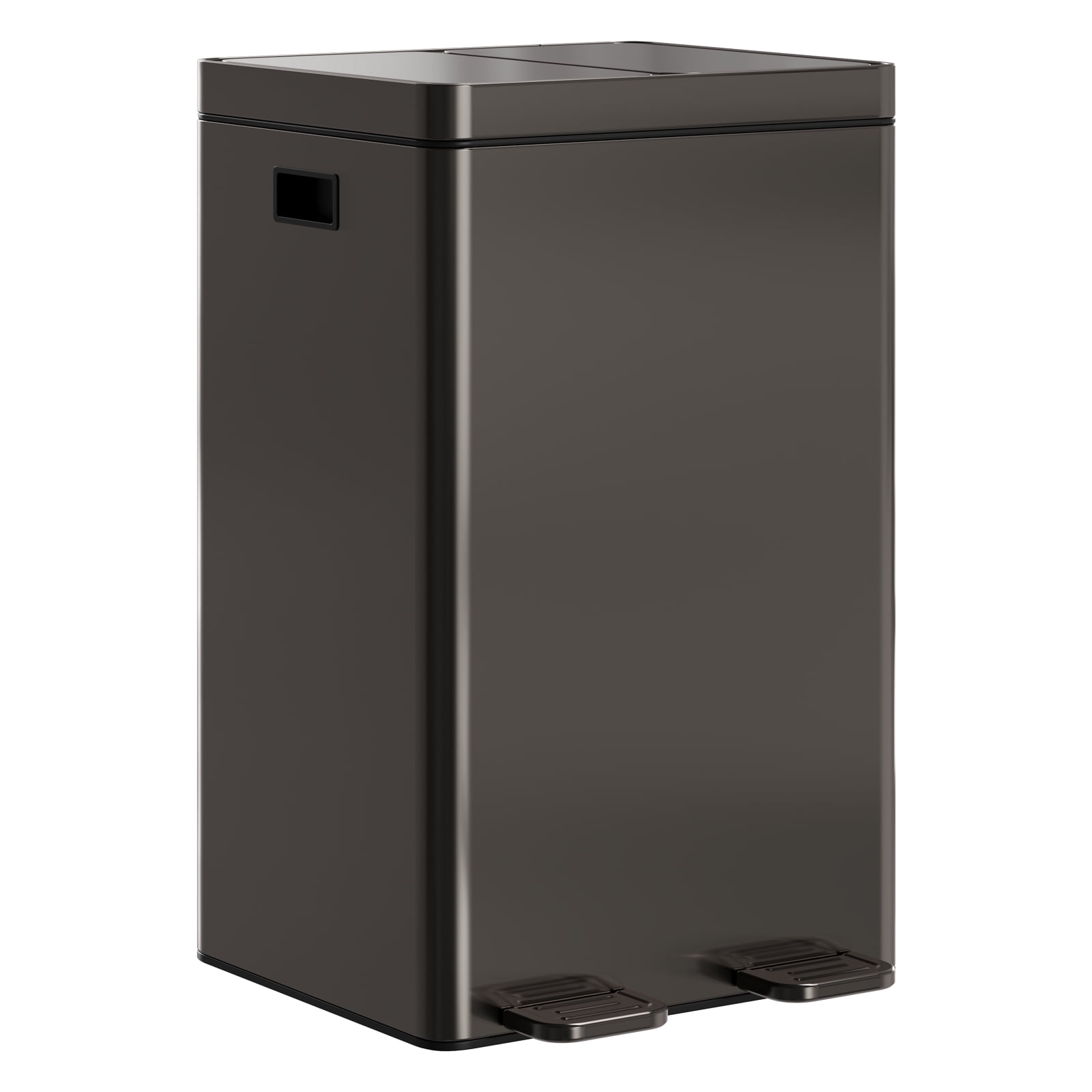 simplehuman 40L Slim Touch-Bar Trash Can, Brushed Steel - Walmart.com