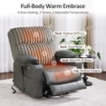 thumbnail image 4 of MCombo 180° Lay Flat Power Lift Recliner Chair for Elderly, Sleep Recliner with Full Body Heating, Dark Grey, 4 of 11