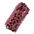 thumbnail image 2 of Efavormart 54" x 4 Yards - Payette Sequin Fabric Roll with Mesh Fabric Base for Event Decorations, Wedding Cake, Birthdays, Baby Shower - Burgundy, 2 of 11