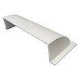 thumbnail image 3 of Prima Decorative Hardware Floor Vent Air Deflector / Diverter 4"x12" - Dome Design Heavy Duty Cast Aluminum White - Pack of 5, 3 of 12