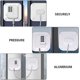 thumbnail image 4 of Cerradura de bloque para refrigerador, cerradura de alambre codificada adhesiva fuerte, cerradura de cajón, armario de seguridad multifunción, cerradura auspiciosa, 4 of 4
