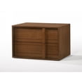 thumbnail image 2 of Modern Walnut Nightstand with Two Integrated Drawers, 2 of 5