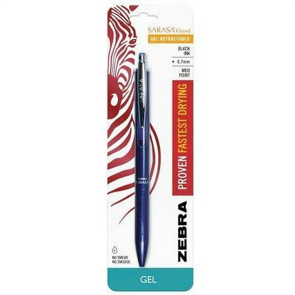 Zebra Pen Sarasa Grand Gel Retractable 0.7mm Assorted 1pk