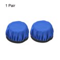 thumbnail image 3 of Uxcell 2.36-3.54 Inch Earphones Flexible Fabric Covers, Blue Washable Headphone Covers, 2 Pairs, 3 of 5