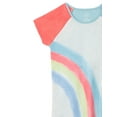 thumbnail image 4 of Wonder Nation Girls Short Sleeve Nightgown, 2-Pack, Size 4-18 & Plus, 4 of 5