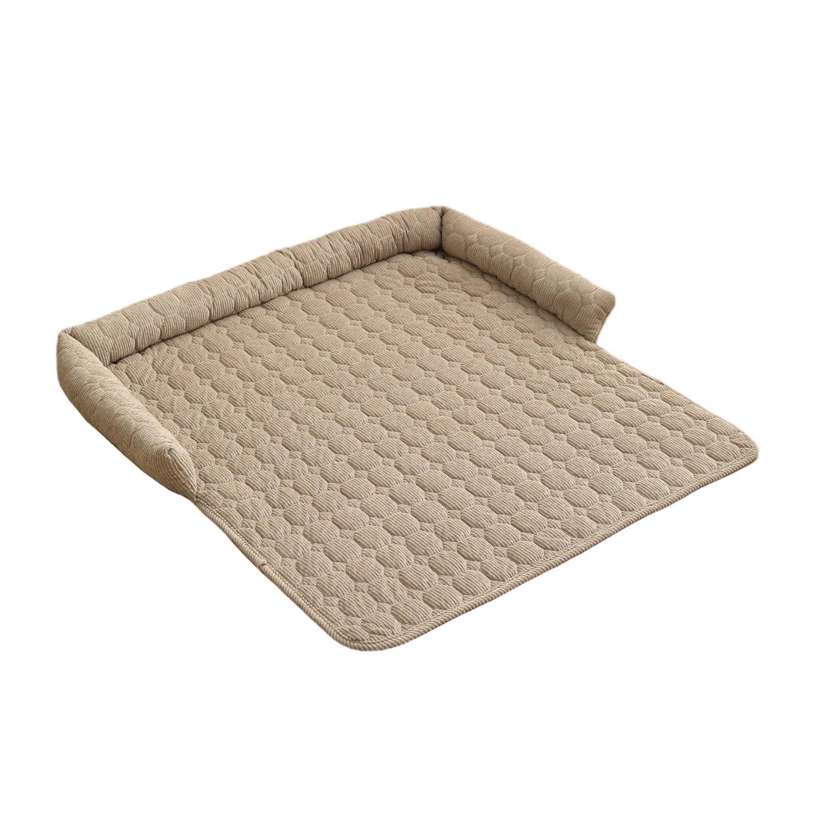 ufeghfjh Pet Sofa Cushion Bed Solid Color Plush Dog Cat Sleeping Nest 75x75cm/29.5x29.5in Washable Furniture Protector for Home Car Beige Khaki Gray Dark Gray Army Green