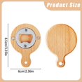 thumbnail image 3 of iZHH With Wood Handle—Available In Round And Styles; Portable For Home Use Festivals And Parties; Opens Bottled Beverages, A, 3 of 5