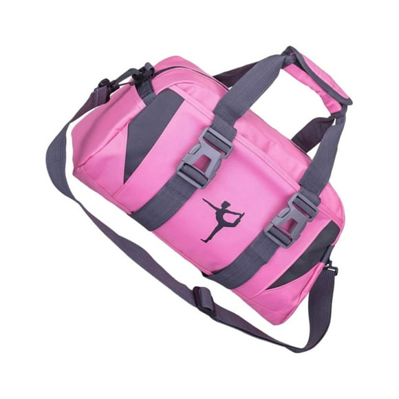 Sonducket Correas ajustables fuertes y durables del bolso del gimnasio de nylon fáciles limpiar el bolso de la aptitud de los bolsos del Envolturas para manijas de equipaje rosa