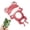 Red, variant on Baby Bath Thermometers, Cute Cartoon Frog Bath Thermometer, ABS Waterproof Type-C Shower Thermograph, Tub Thermometers for Family Friends Home Daily Use
