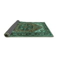 thumbnail image 2 of Ahgly Company Indoor Round Persian Turquoise Blue Traditional Area Rugs, 3' Round, 2 of 4