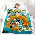 thumbnail image 5 of Throw Blanket for Duck Tales Bed Couch Soft Warm Flannel Blanket for Kids Girls Boys Gifts Home Decor 60x80 Inch, 5 of 7