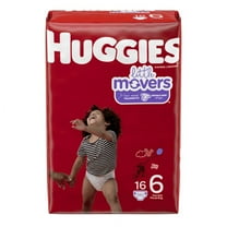 Huggies Little Movers Diapers Jumbo Pack Size 6 (Pack of 18)