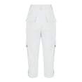 thumbnail image 6 of Besolor Womens Cargo Capris High Waisted Straight Leg Hiking Pants Lightweight Outdoor Athletic Casual Loose Cropped Trousers with Pockets, 6 of 7
