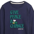 thumbnail image 3 of Woodstock - Give Peace A Chance - Toddler & Youth Long Sleeve Graphic T-Shirt, 3 of 5