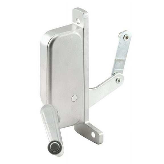 Prime-Line 51145 Steel Left Awning Window Operator for A.B.C. - Silver
