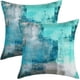 thumbnail image 1 of Funda de almohada de 2 piezas, funda de almohada decorativa verde azulado y turquesa, 1 of 5